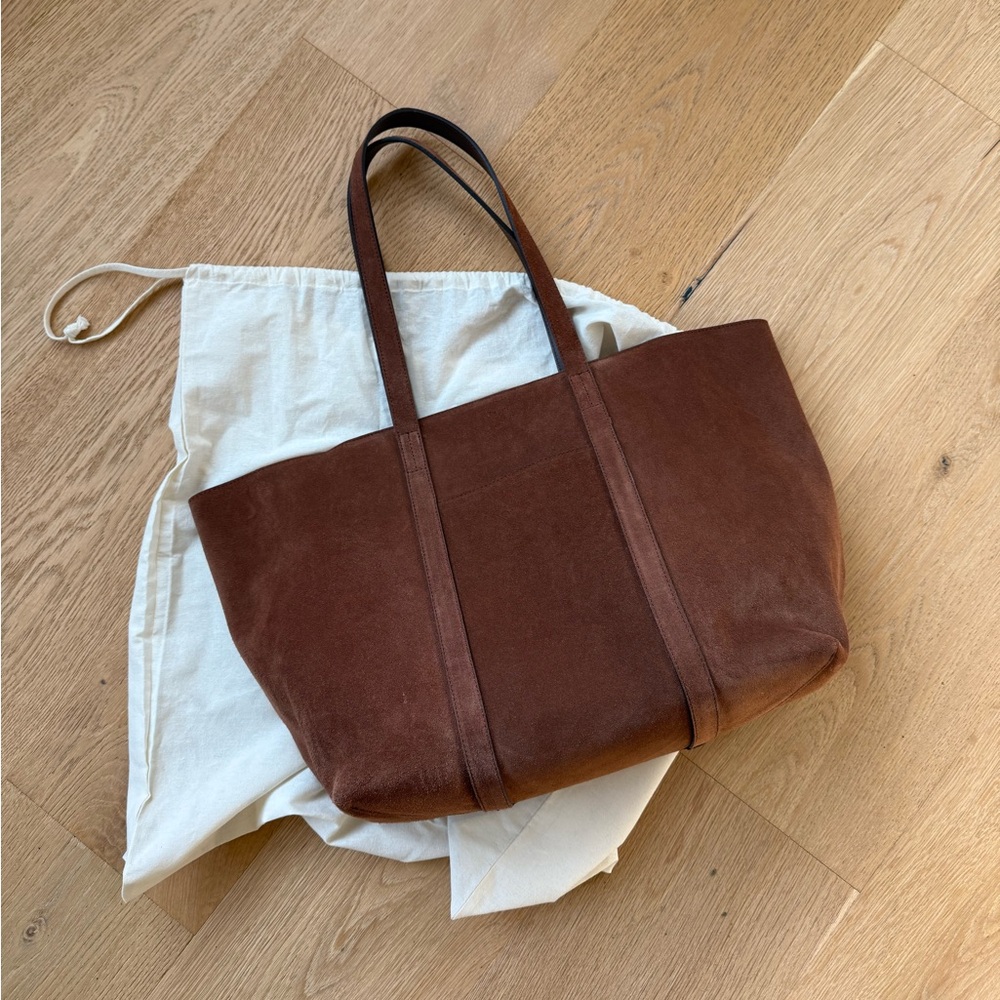Sezane GABIN BAG Chocolate Suede - Picture 3 of 8